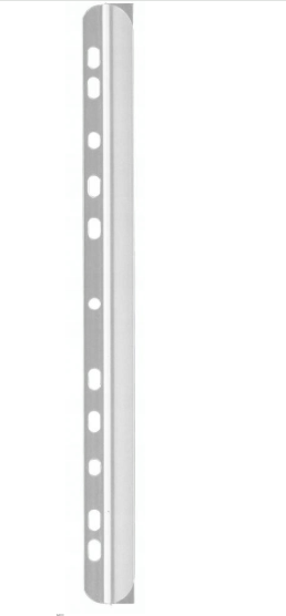 Grzbiet zaciskowy A4, szer.13mm, gr. 6mm na 60 kartek biały op. (50 szt.)