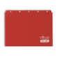 Przekładki A5 25 szt. 5/5 do kartoteki z wydrukowanymi indeksami 40mm czerwony