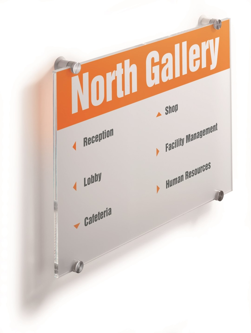 CRYSTAL SIGN tabliczka przydrzwiowa A3 297x420 mm przezroczysty