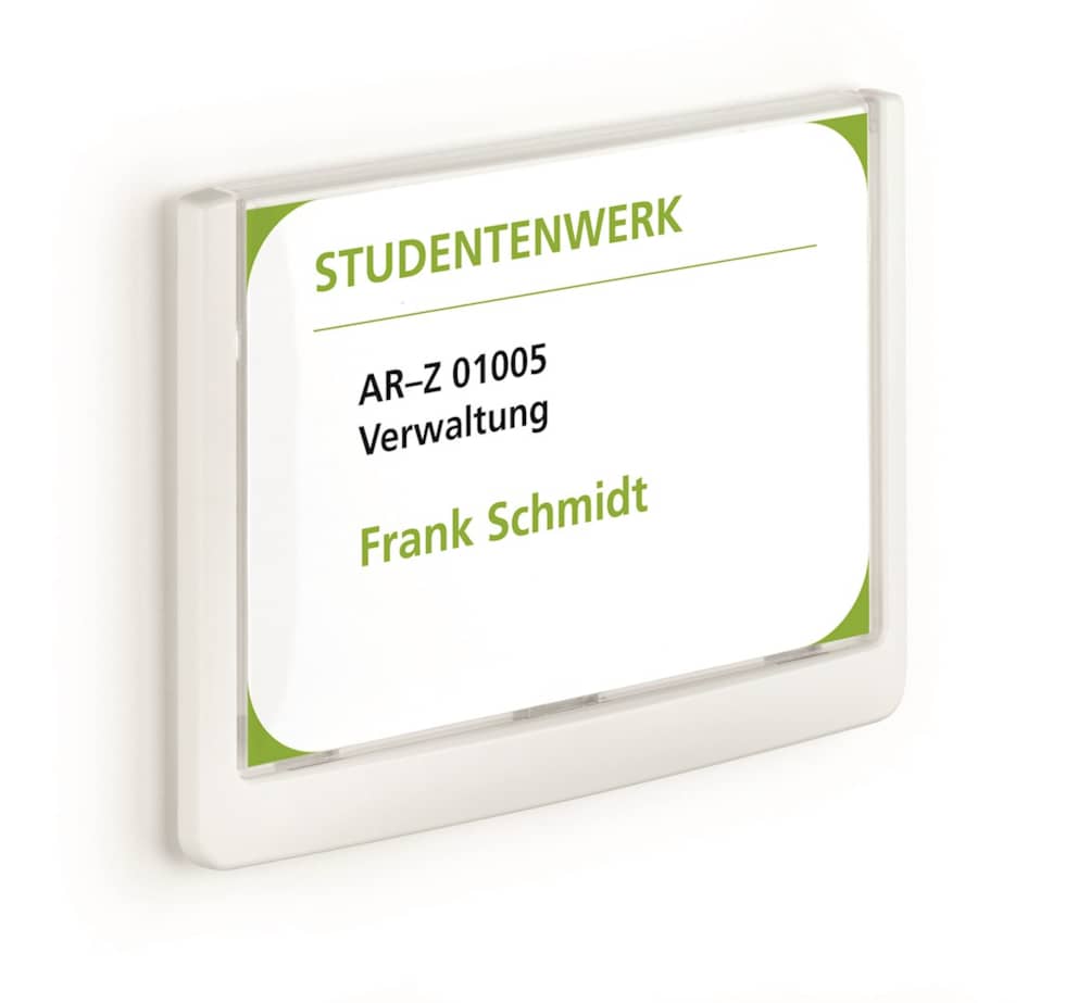 Click Sign tabliczka przydrzwiowa 149x105,5 mm biały