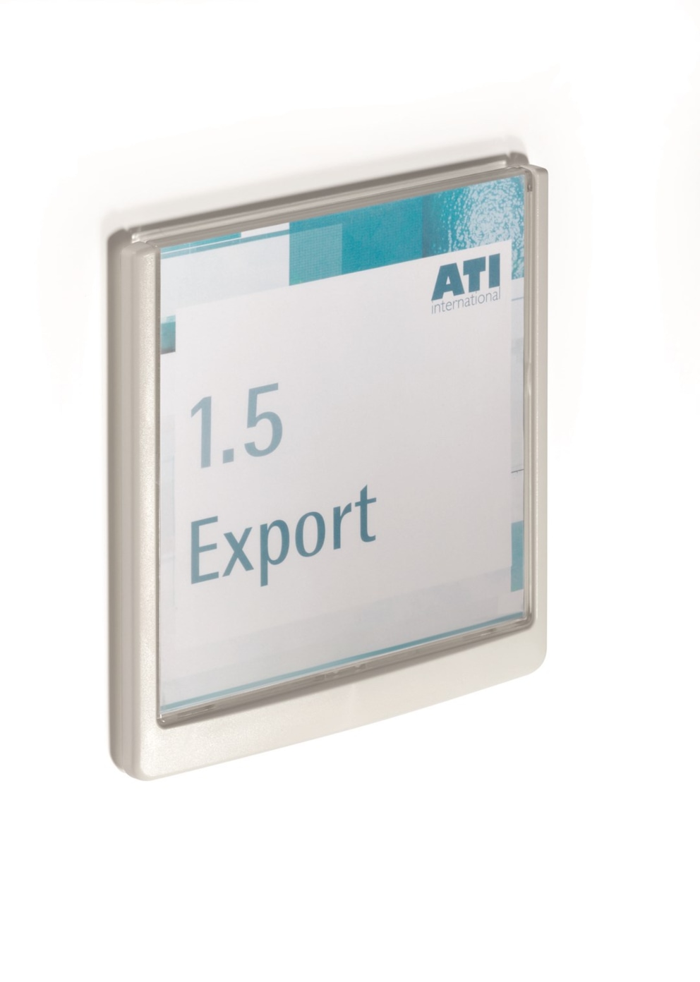 Click Sign tabliczka przydrzwiowa 149x148,5 mm biały