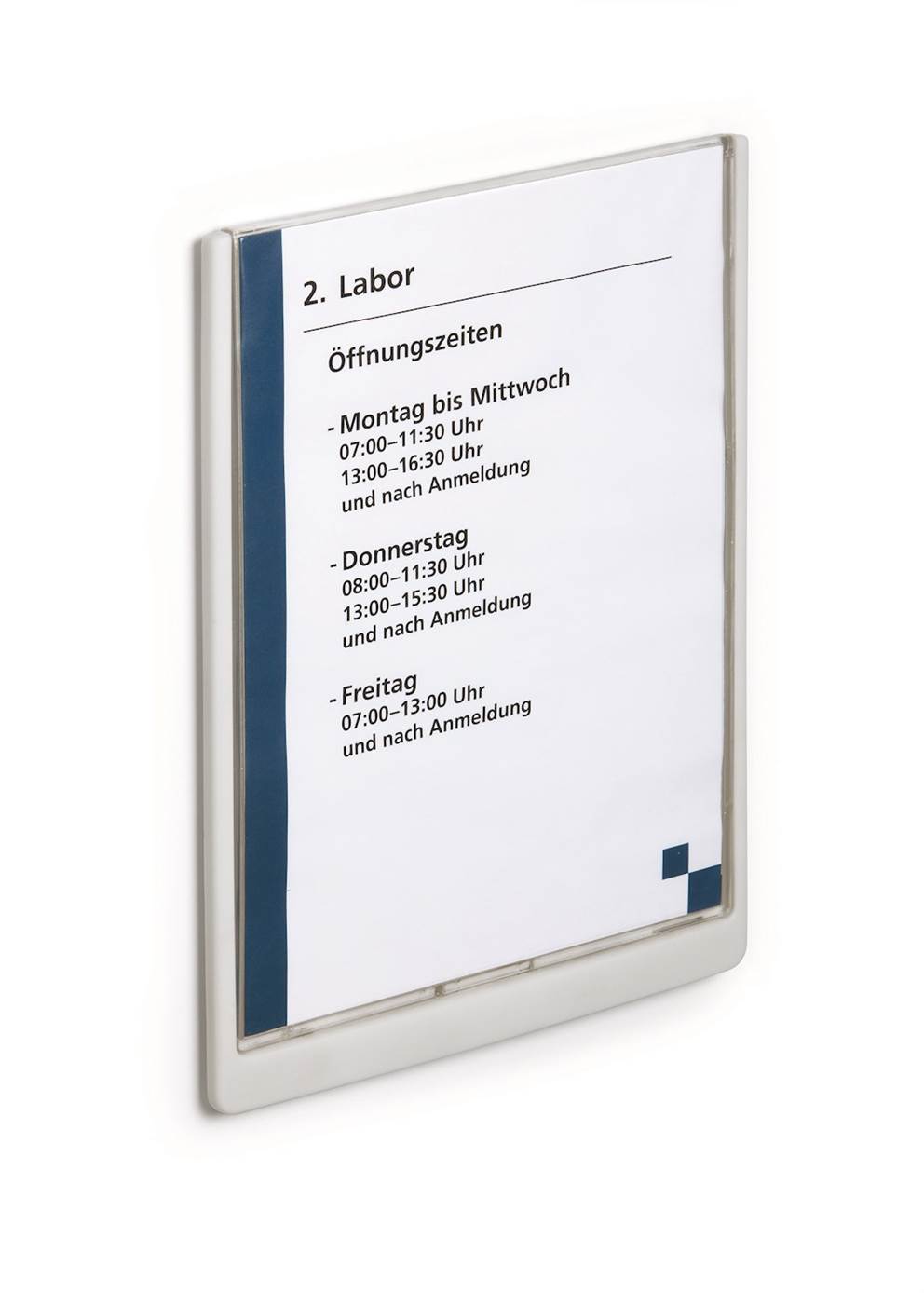 Click Sign tabliczka przydrzwiowa A4 210x297 mm biały