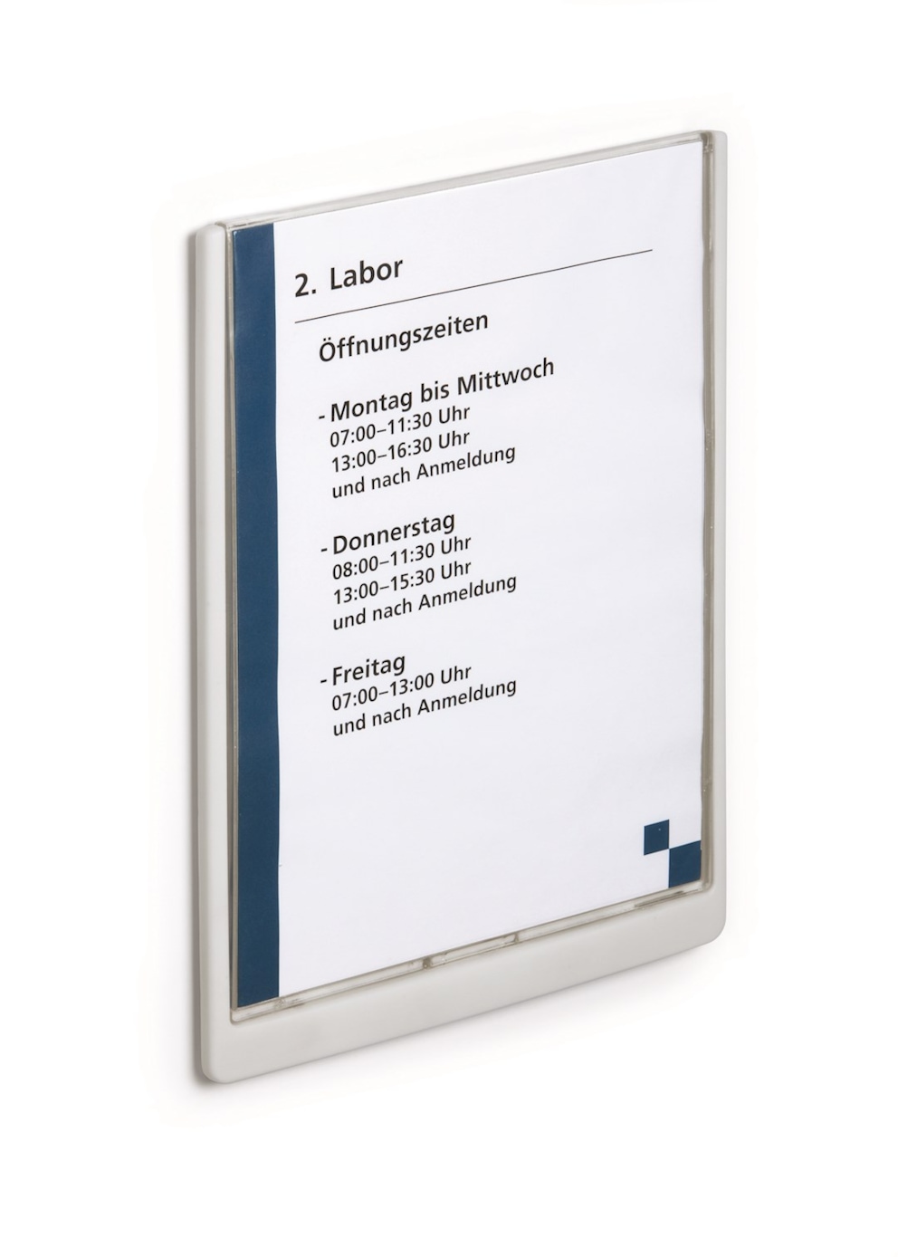 Click Sign tabliczka przydrzwiowa A4 210x297 mm biały