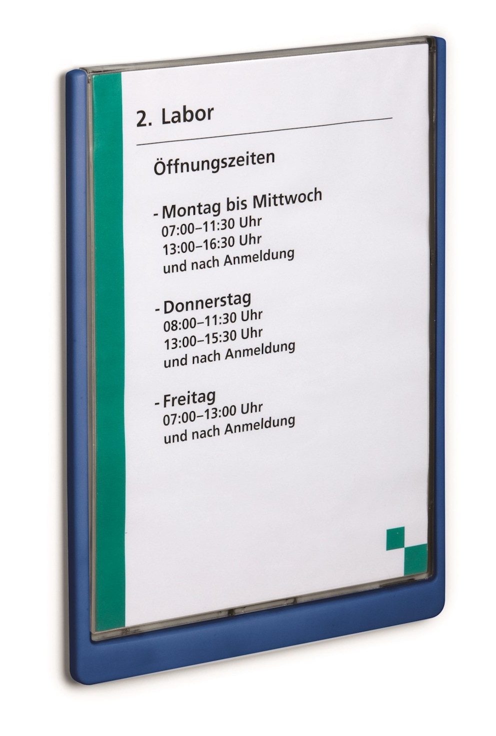 Click Sign tabliczka przydrzwiowa A4 210x297 mm granatowy