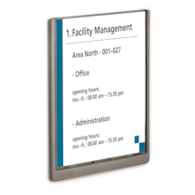 Click Sign tabliczka przydrzwiowa A4 210x297 mm grafitowy