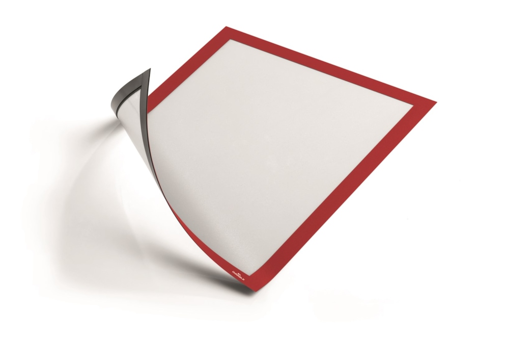 DURAFRAME MAGNETIC A4 Magnetyczna ramka informacyjna czerwony op. (5 szt.)