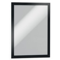 DURAFRAME A5  Samoprzylepna ramka informacyjna z uchylną przednią stroną, op. 10 szt. Czarny