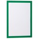 DURAFRAME A4  Samoprzylepna ramka informacyjna z uchylną przednią stroną zielony op. (2 szt.)