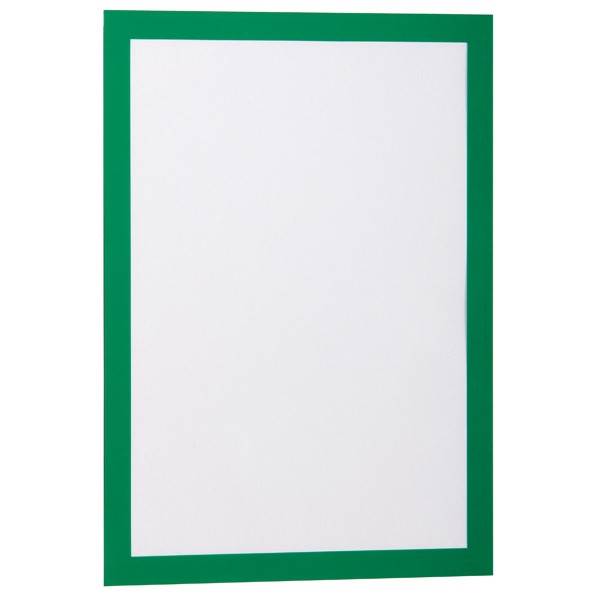 DURAFRAME A4  Samoprzylepna ramka informacyjna z uchylną przednią stroną zielony op. (2 szt.)