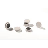 Magnesy do tablic, fi 21 mm biały op. (20 szt.)