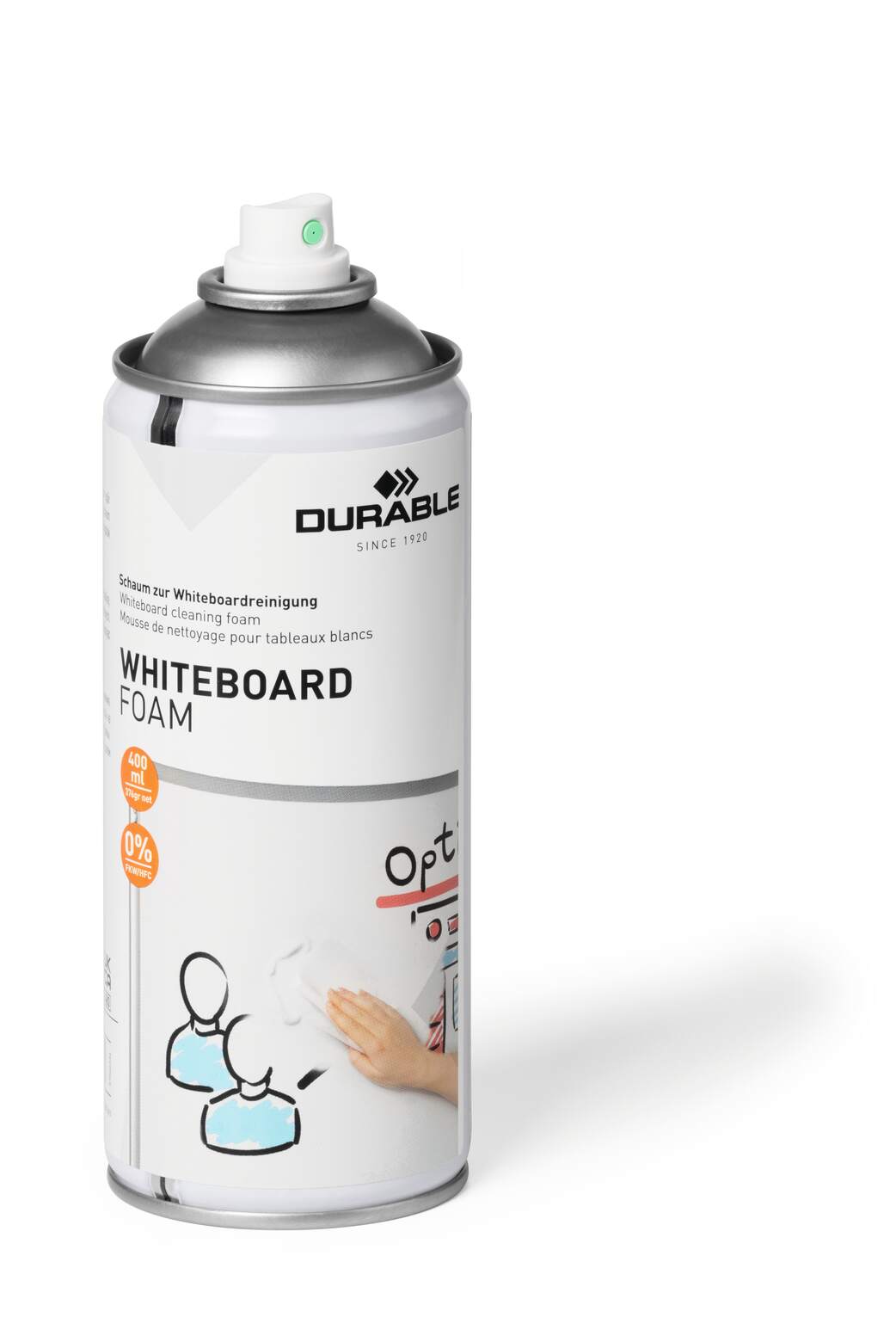 WITHEBOARD FOAM pianka do czyszczenia tablic 400 ml (UN 1950) biały