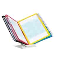 VARIO® PRO 10, uchwyt i 10 paneli A4, pion/poziom, ściana/stół. kolorowy