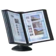 SHERPA MOTION, zestaw stołowy z 10 panelami A4 czarny