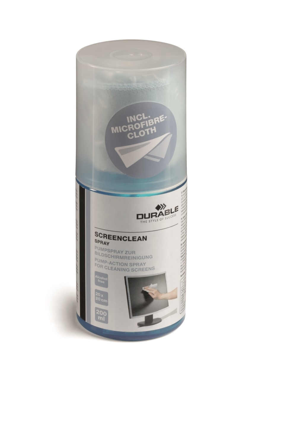 SCREENCLEAN SPRAY płyn do ekranu 200 ml + ściereczka kolorowy