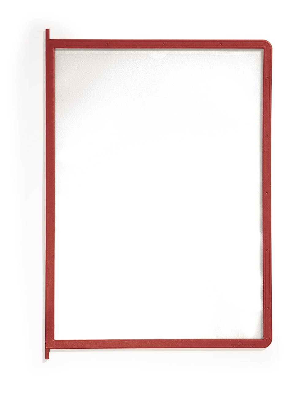 Panele SHERPA® PIN A4 - ramki w kolorze czarnym z wystającymi bolcami czerwony