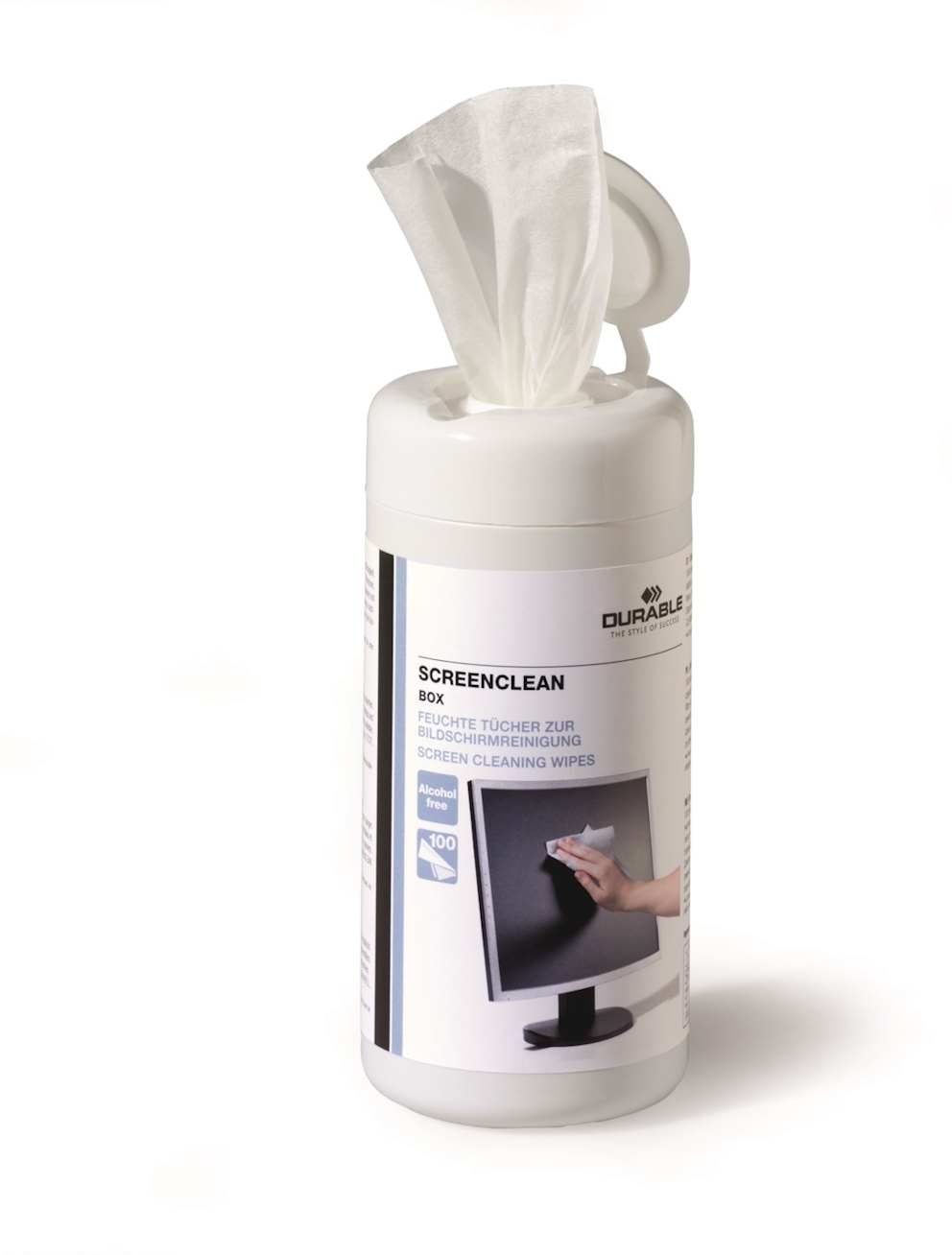 SCREENCLEAN BOX 100 nasączonych ściereczek do ekranu biały