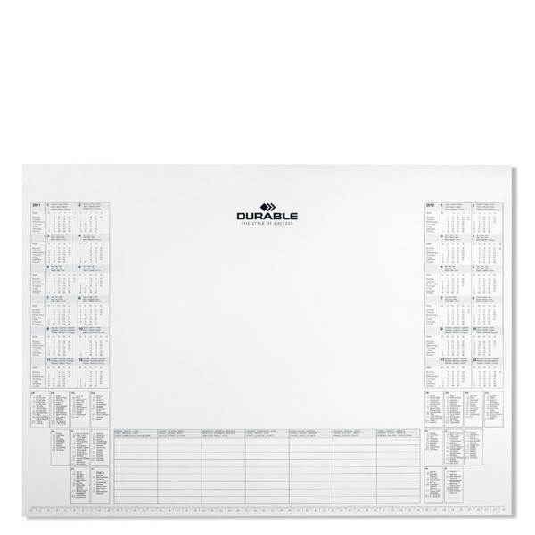 Dodatkowy wkład z kalendarzem - do podkładu na biurko 7291 biały