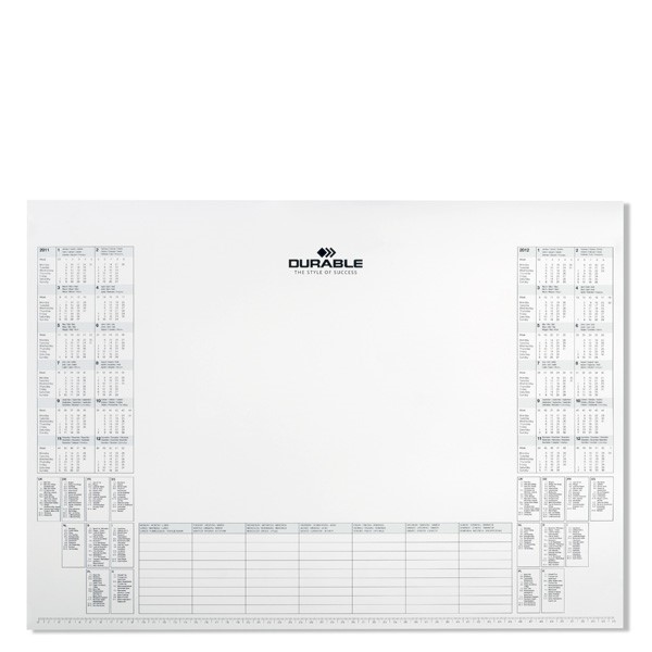 Dodatkowy wkład z kalendarzem - do podkładu na biurko 7291 biały