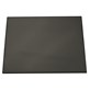 Podkład na biurko 650x520 mm, przezroczysta nakładka, czarny