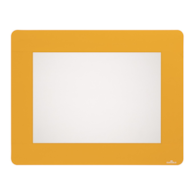 Samoprzylepne okienko podłogowe do informacji w formacie A4 żółty op. (10 szt.)