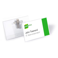 Identyfikator 54x90 z zawieszką typu kombi-klip - zestaw kolorowy op. (20 szt.)