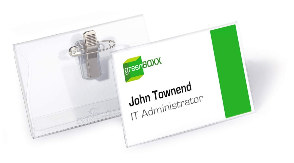 Identyfikator 54x90 z zawieszką typu kombi-klip - zestaw kolorowy op. (20 szt.)