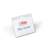Identyfikator 60x90 mm zamknięty przezroczysty op. (20 szt.)