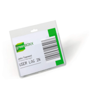 Identyfikator 60x90 mm otwarty przezroczysty op. (20 szt.)