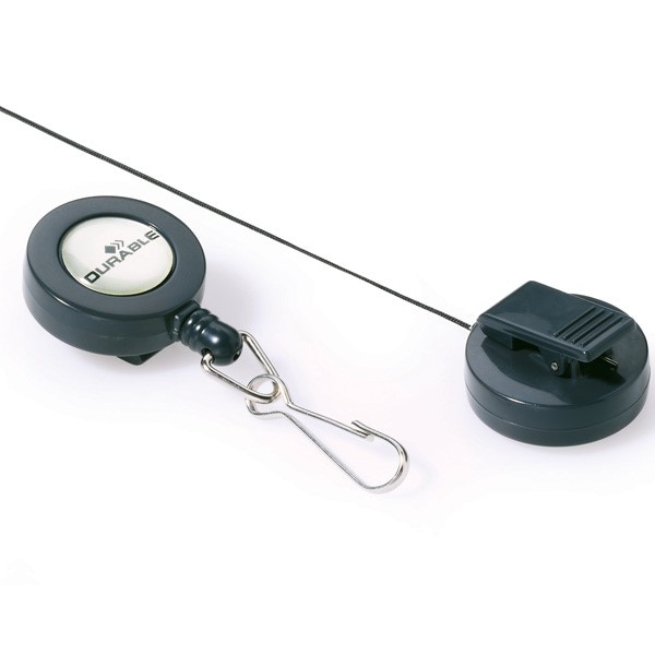 Mechanizm ściągający z karabińczykiem  antracytowy op. (10 szt.)