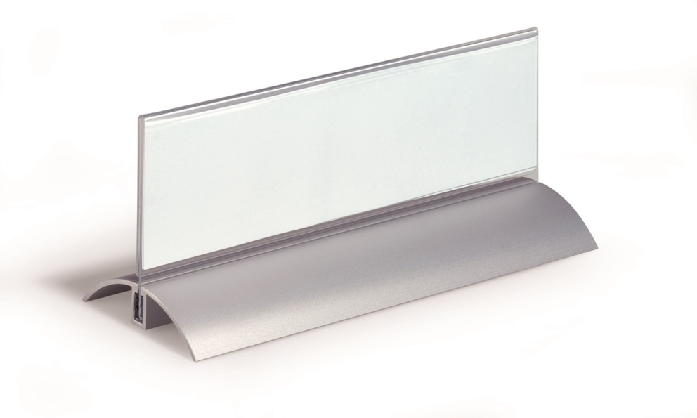 Identyfikator stołowy DE LUXE 61x210 mm przezroczysty op. (2 szt.)