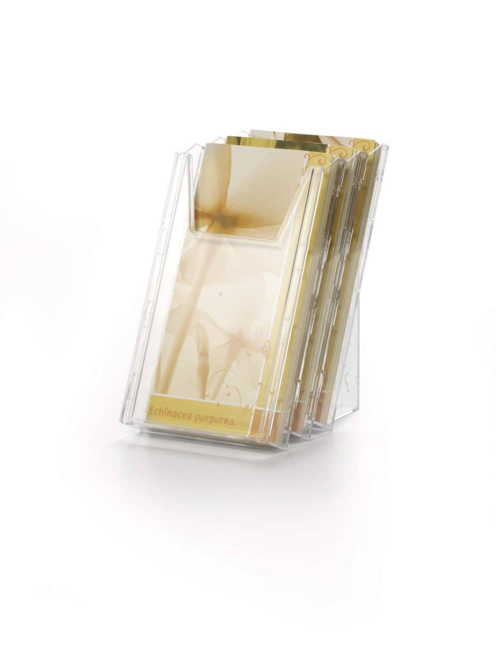 COMBIBOXX 1/3 A4 L 3 pojemniki na ulotki 1/3 A4 przezroczysty