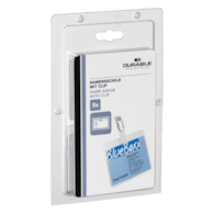 Identyfikator 60x90 mm z klipem przezroczysty op. (5 szt.)