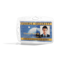 Etui na 1 kartę identyfikacyjną, 54 x 87 mm  przezroczysty op. (10 szt.)