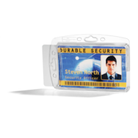 Etui na dwie karty identyfikacyjne 54 x 85 mm (wys x szer), 10 szt. przezroczysty