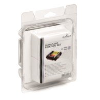 Taśma barwiąca kolorowa i 100 standardowych kart plastikowych DURACARD Printing set kolorowy
