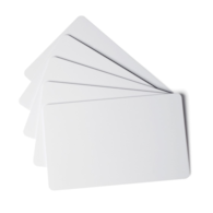 Karty plastikowe DURACARD cienkie 0,5 mm biały op. (100 szt.)