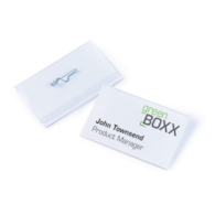 Identyfikator 54x90 mm z agrafką przezroczysty op. (50 szt.)