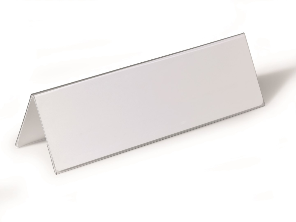 Identyfikator stołowy 105/210x297 mm przezroczysty op. (25 szt.)