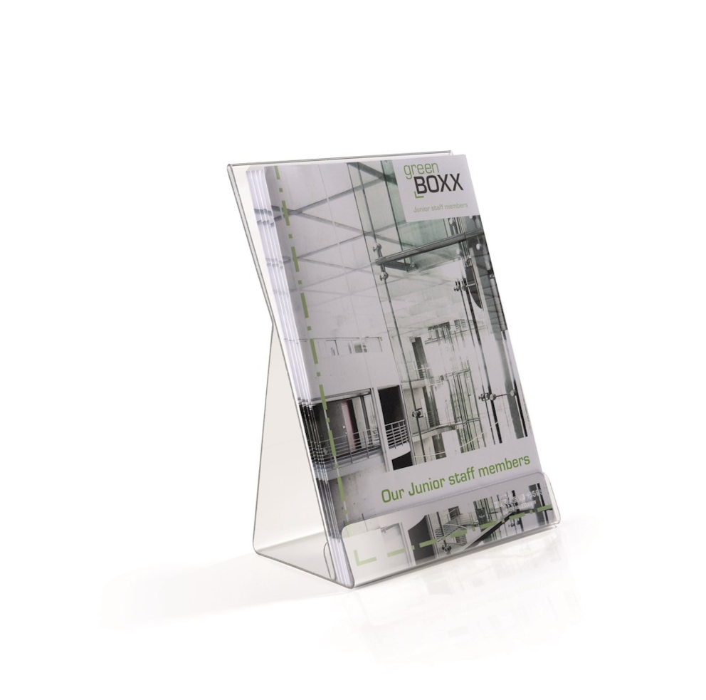 Podstawka na ulotki A5 przezroczysty