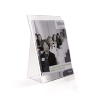 Podstawka na ulotki A4 przezroczysty