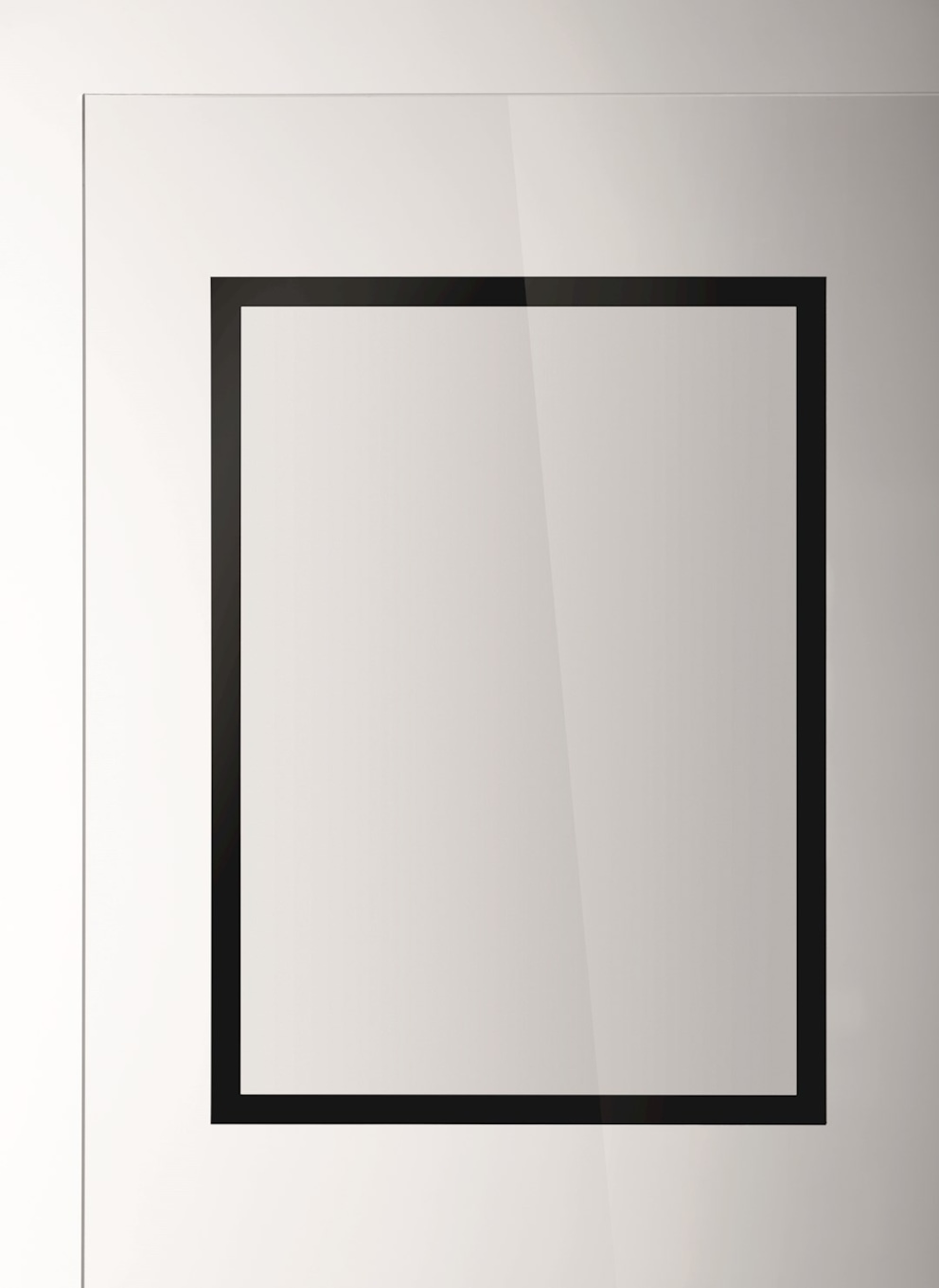 DURAFRAME SUN A3 Ramka informacyjna na powierzchnie szklane czarny op. (2 szt.)
