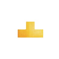 Znacznik podłogowy - kształt litery „T” żółty op. (10 szt.)