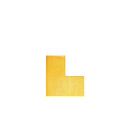 Znacznik podłogowy - kształt litery „L” żółty op. (10 szt.)