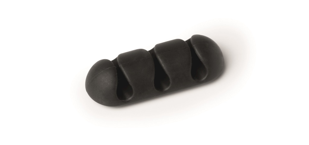 CAVOLINE CLIP 3 samoprzylepne klipsy na 3 kable grafitowy op. (2 szt.)