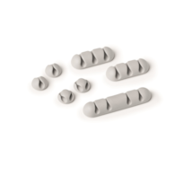 CAVOLINE CLIP MIX samoprzylepne klipsy na kabel, różne rodzaje w zestawie szary op. (7 szt.)