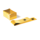 Kieszeń magazynowa/opaska do palet 145x75 mm żółty op.(50 szt.)