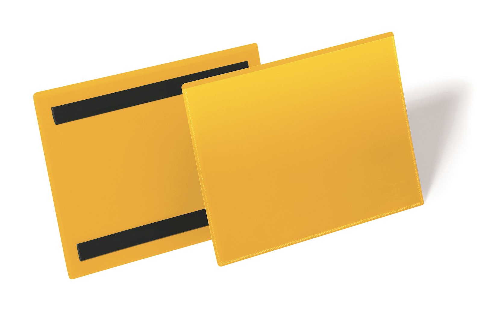 Magnetyczna kieszeń magazynowa A5 pozioma żółty op.(50 szt.)