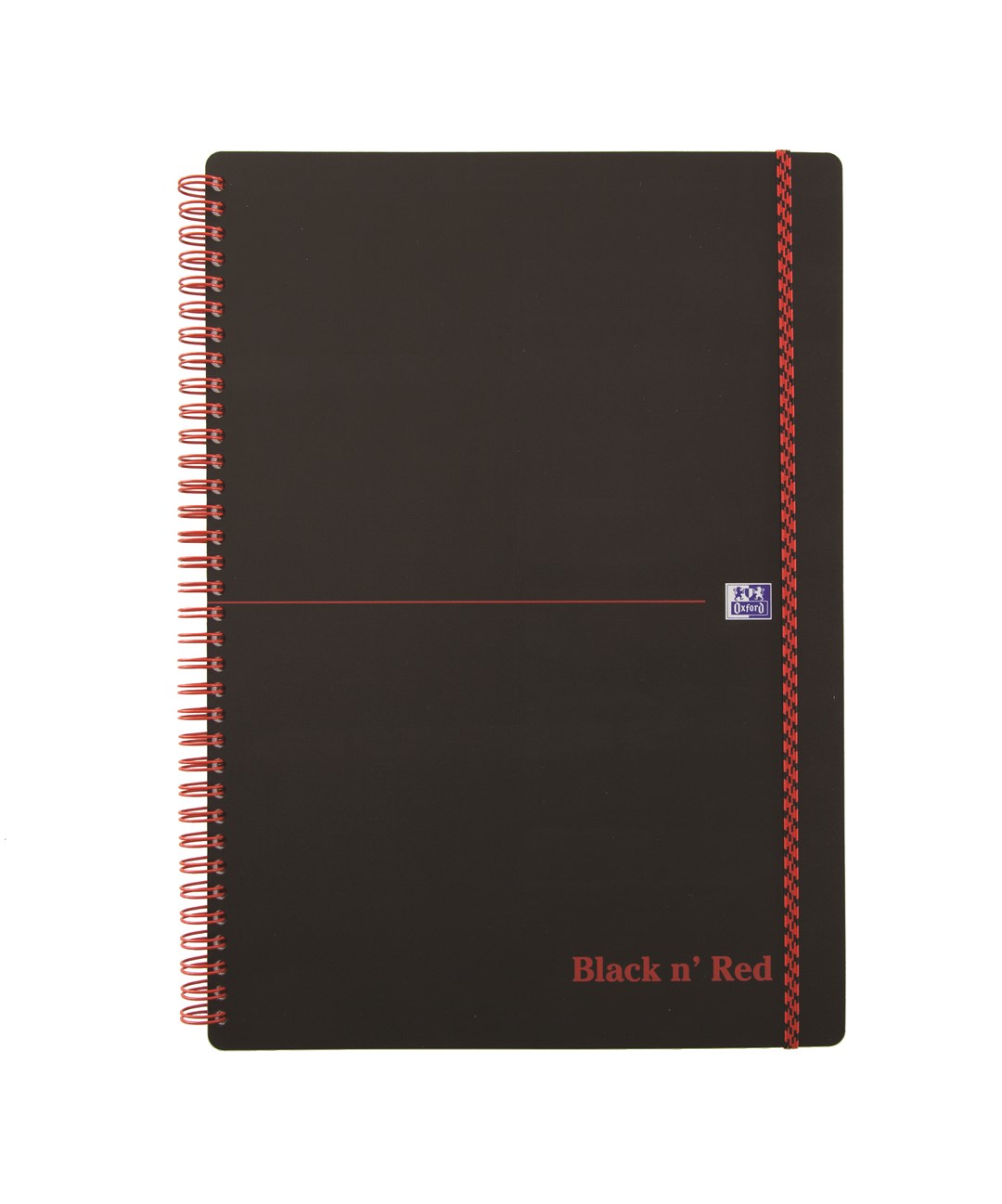 KOŁOZESZYT PP OXFORD BLACK n' RED A4 70K 90G KR