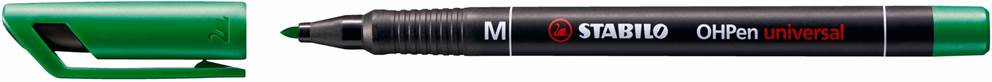 Foliopis STABILO OHPen M permanentny zielony