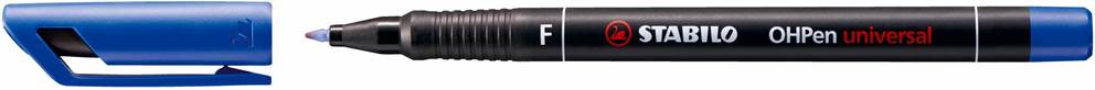 Foliopis STABILO OHPen F permanentny niebieski
